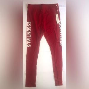 FOG Essentials‎ Unisex Leggings compression pants red XL